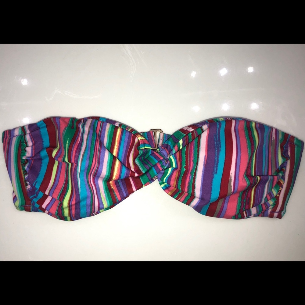 Victoria’s Secret padded bandeau swim suit